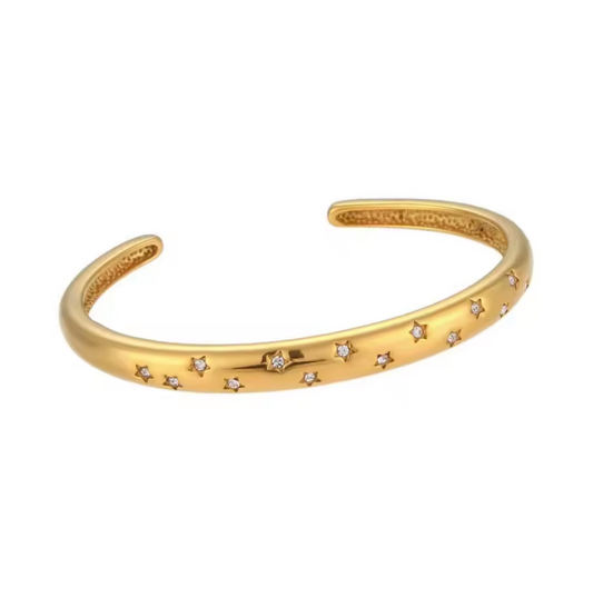 Starry Night Gold Bangle